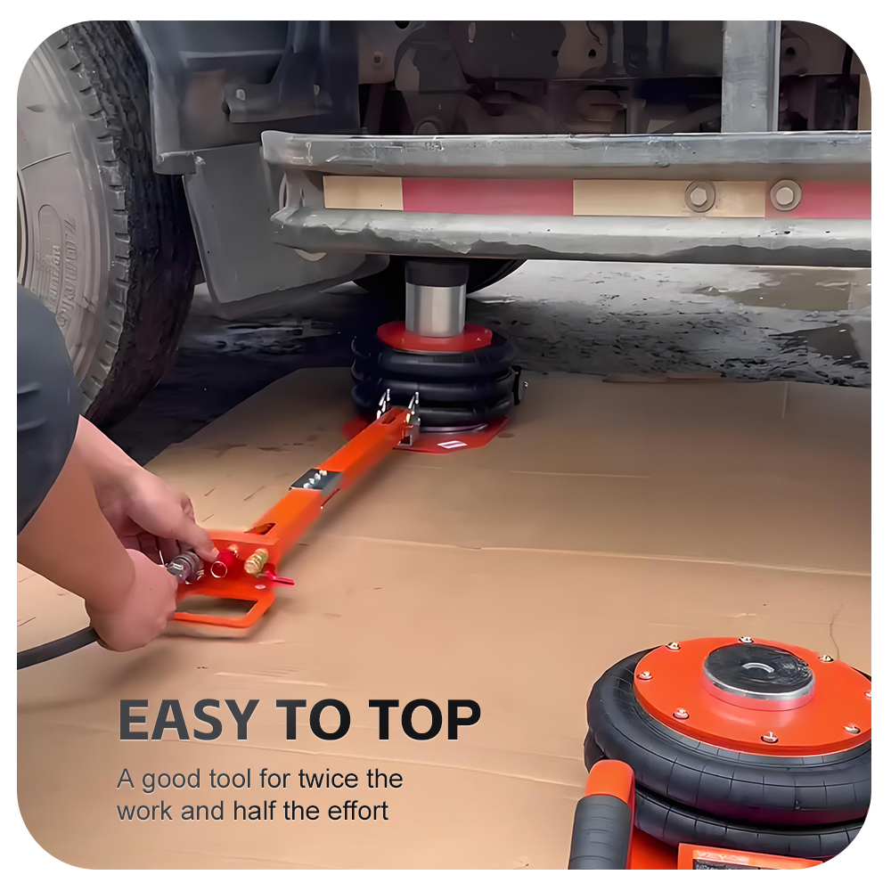 3-Ton Pneumatic Jack Three-lay - Heavy Equipment Repair ulasan dan harga