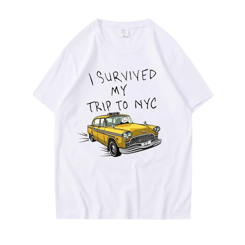 tops Survived My Trip To NYC P - Heavy Equipment Operator Shirts ulasan dan harga