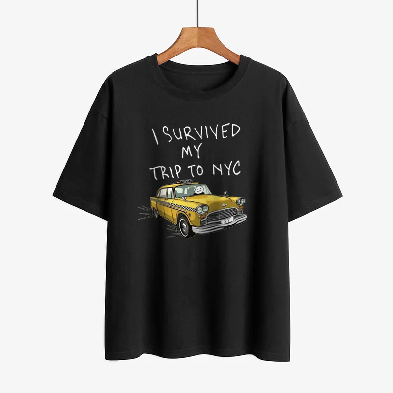 tops Survived My Trip To NYC P - Heavy Equipment Operator Shirts ulasan dan harga