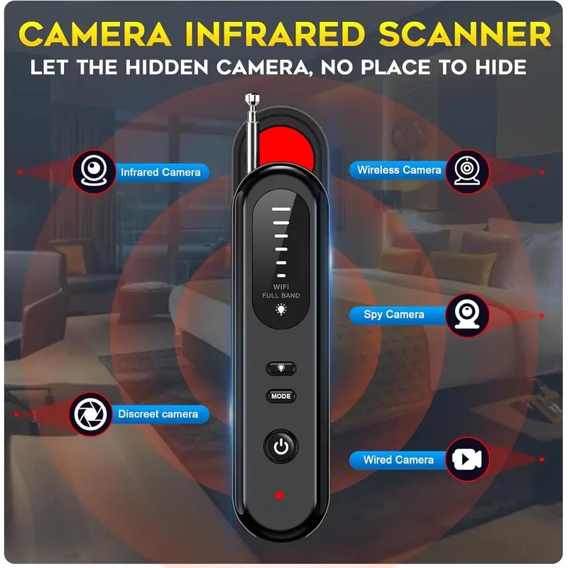 Hidden Camera Detector 2026 Po - Heavy Equipment Gps Tracker ulasan dan harga