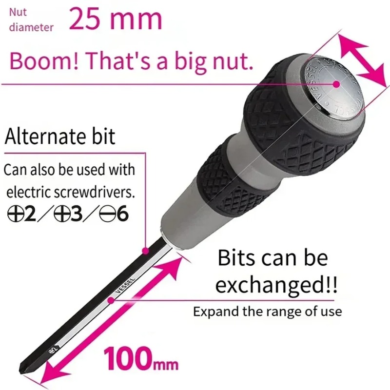 VESSEL 230W-3 Ball Grip Penetr - Heavy Equipment Repair ulasan dan harga