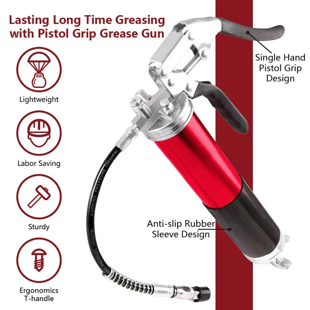 7000PSI Oil Grease Gun Kit Man - Heavy Equipment Repair ulasan dan harga
