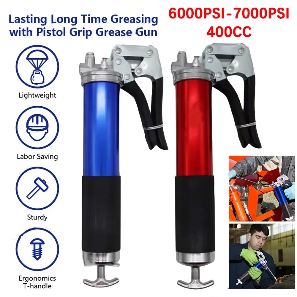 7000PSI Oil Grease Gun Kit Man - Heavy Equipment Repair ulasan dan harga