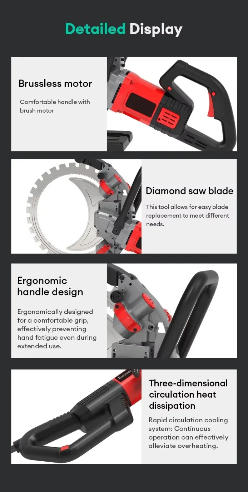 IKN Construction Demand 410mm  - Electric Concrete Cutter ulasan dan harga
